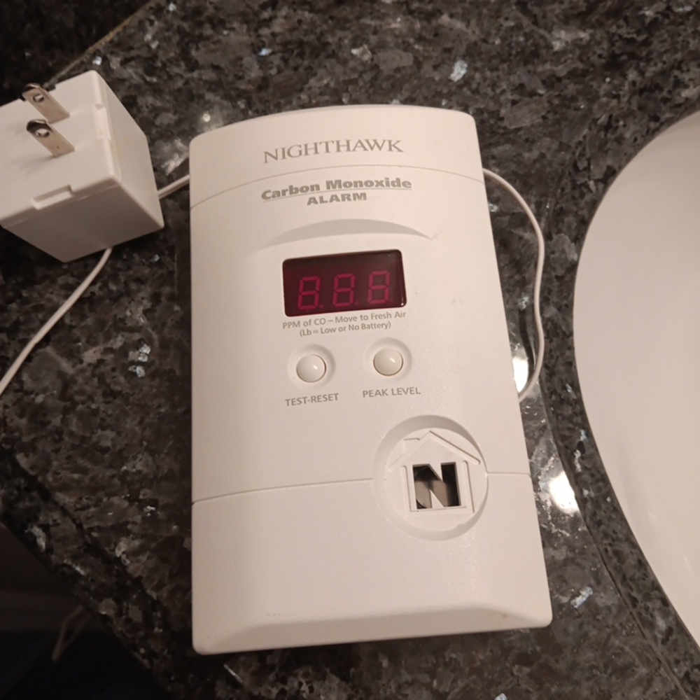 Nighthawk Carbon Monoxide Alarm in White Works Great